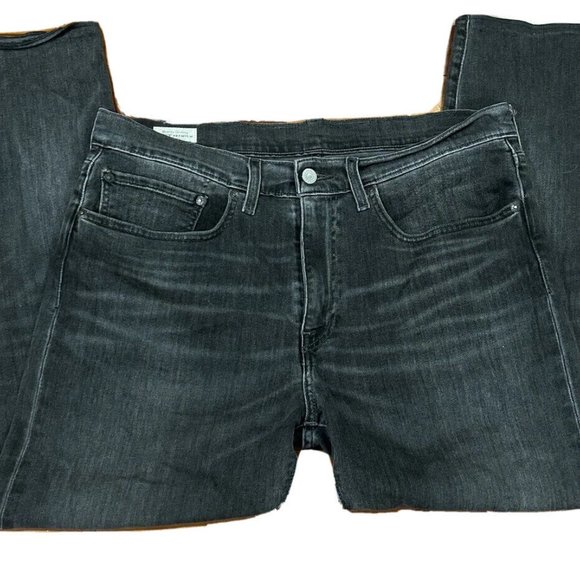 Premium Mens Levi's 502 Regular Taper, Size 34x30, Charcoal Gray - Picture 1 of 11